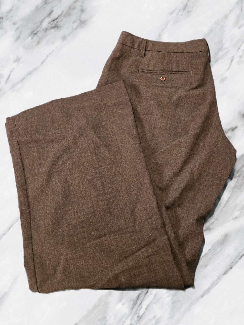 GAP Dark Grey Women's Tailored Trousers - Perfect Trouser 14R Stretch